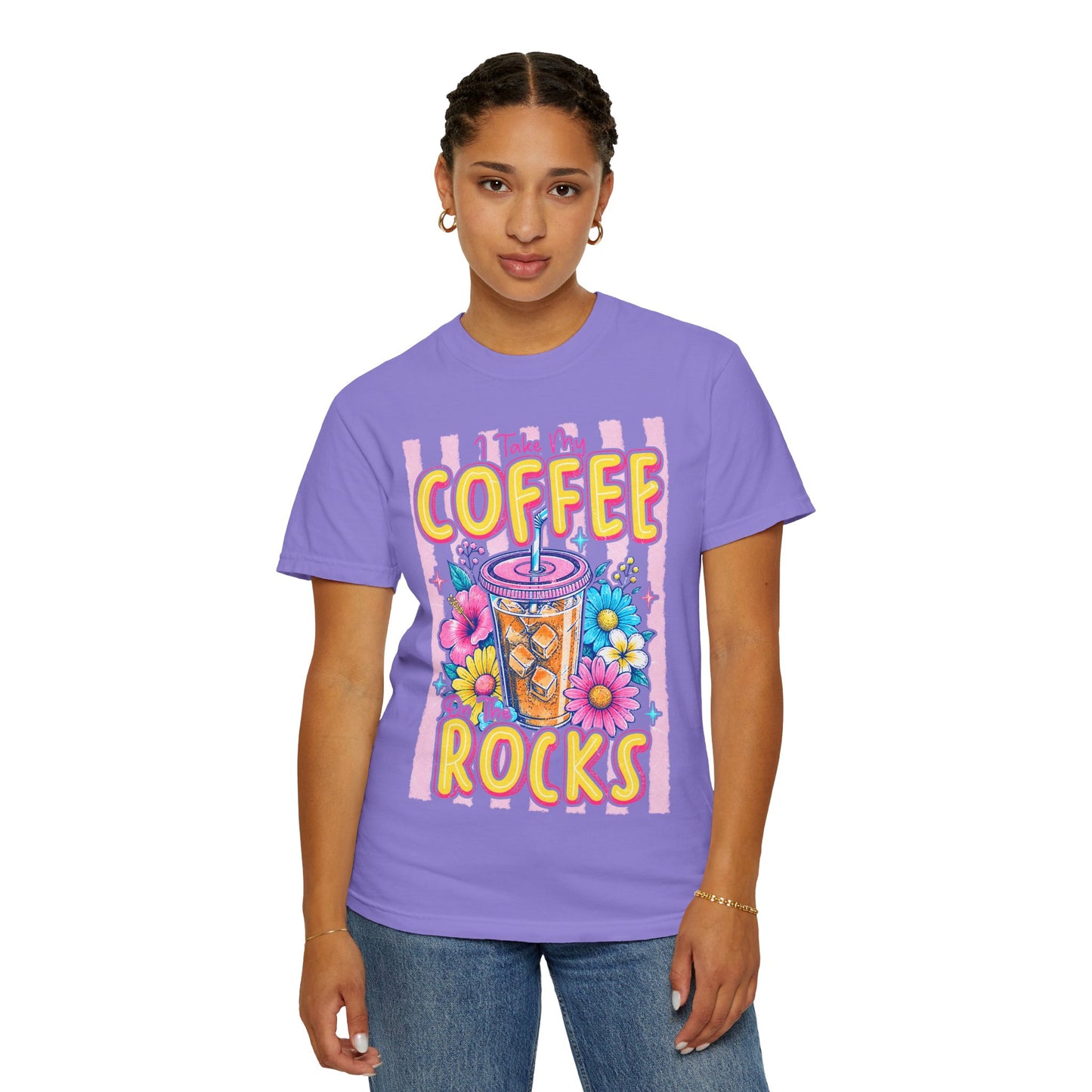 I Take My Coffee On The Rocks Tee