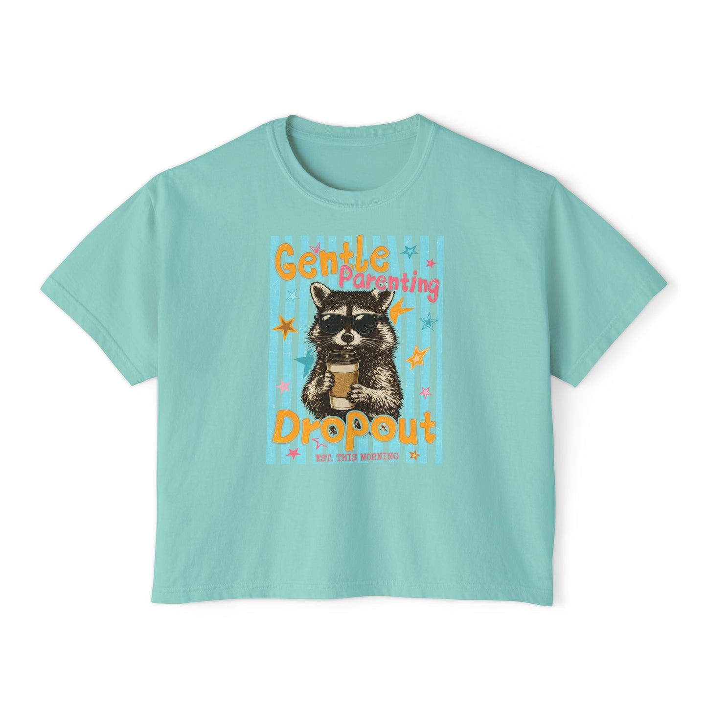 Gentle Parenting Dropout Raccoon Graphic Tee