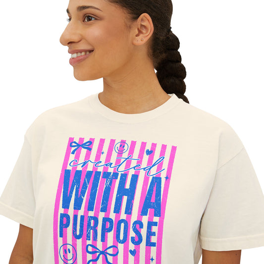 Created With A Purpose Boxy T