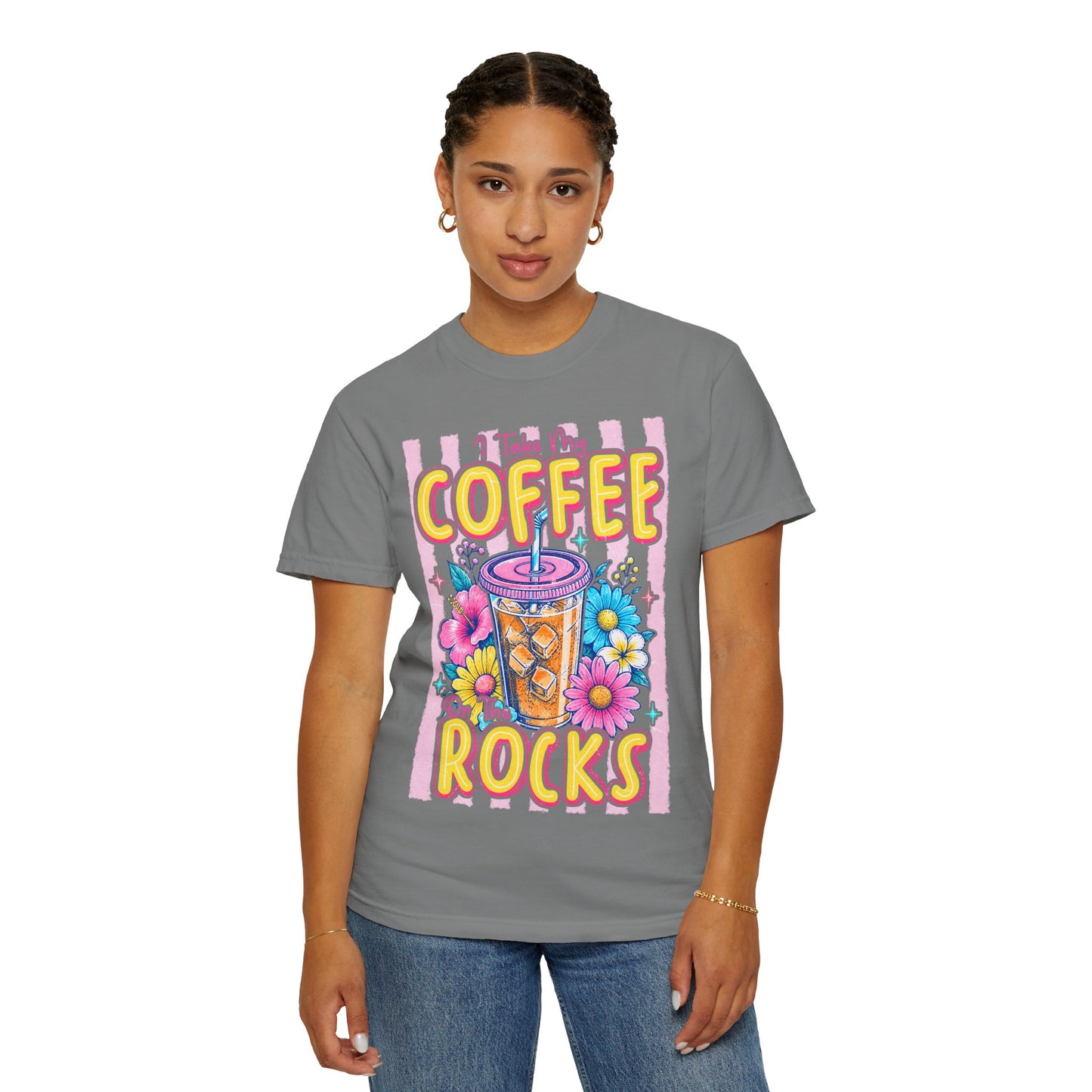 I Take My Coffee On The Rocks Tee