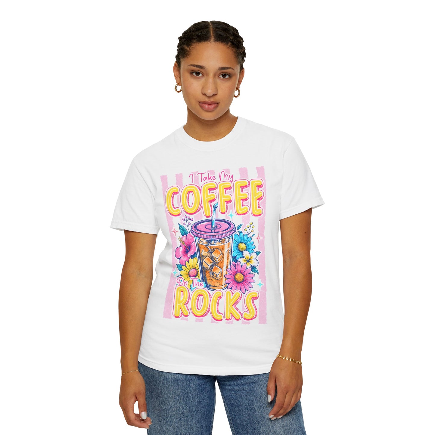 I Take My Coffee On The Rocks Tee