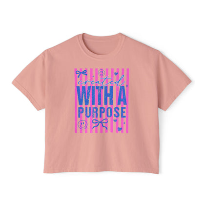 Created With A Purpose Boxy T