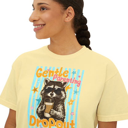 Gentle Parenting Dropout Raccoon Graphic Tee