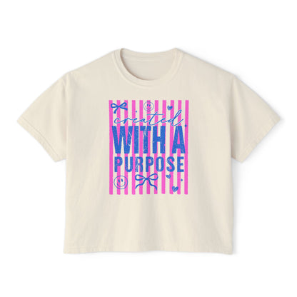 Created With A Purpose Boxy T