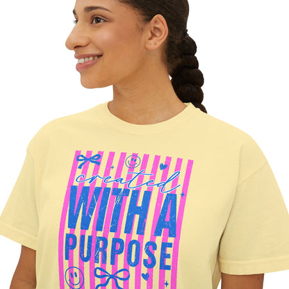 Created With A Purpose Boxy T