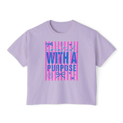 Created With A Purpose Boxy T