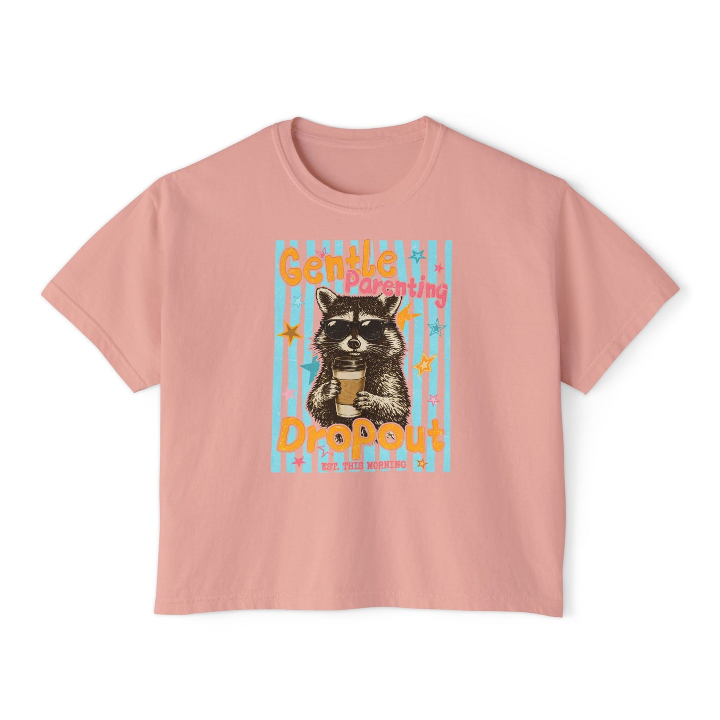 Gentle Parenting Dropout Raccoon Graphic Tee