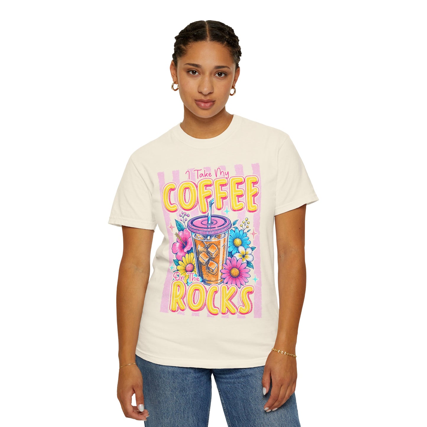 I Take My Coffee On The Rocks Tee