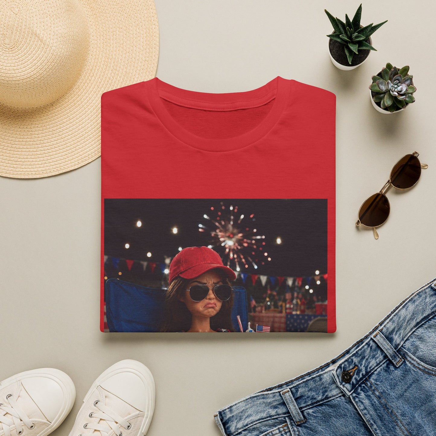 Fourth of July Vibes T-Shirt — "I'm Just Here for the Wieners"