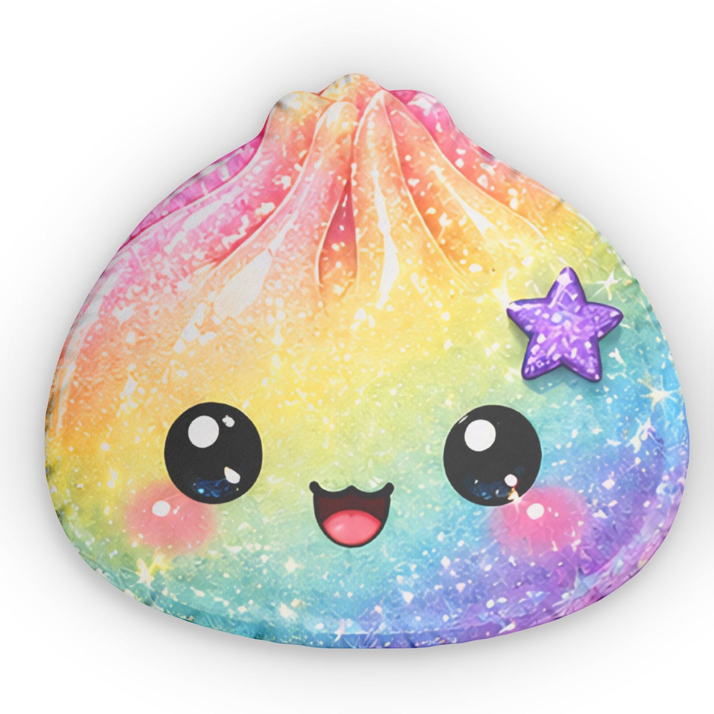 Rainbow Star Dumpling Pillow