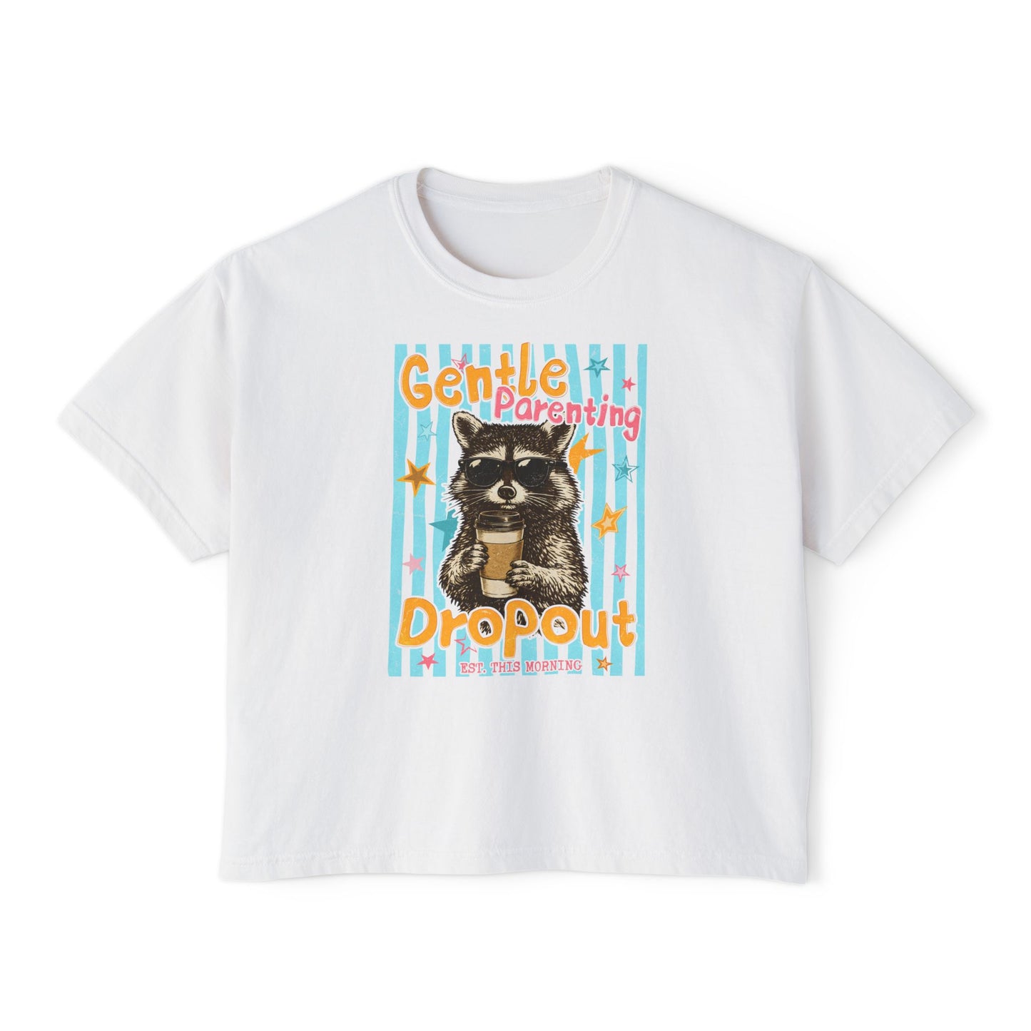 Gentle Parenting Dropout Raccoon Graphic Tee